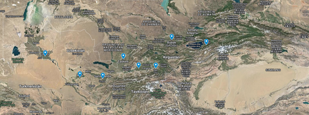 ruta viaje uzbekistan